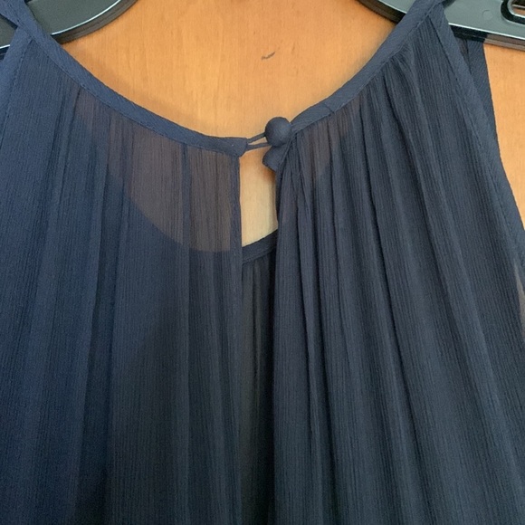 J.Crew Silk Navy Bridesmaids Halter Style Dress - Picture 2 of 6